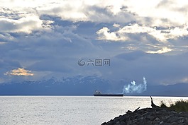 海洋,自然,景觀