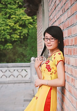 越南,女孩,撕掉裙子的長度