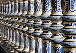 蓝色,白,陶瓷
