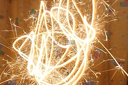 煙火,采光,暗