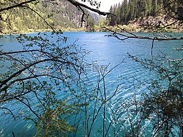 九寨溝,子海水,夏季