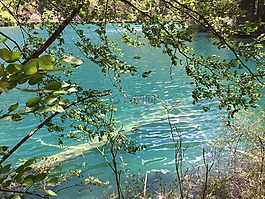 九寨溝,子海水,夏季