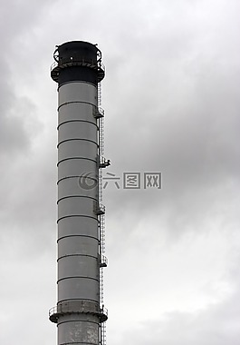 业,工业,烟囱烟