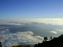 壁纸,危地马拉,一个火山的水