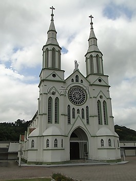 教堂,apiúna,圣卡塔琳娜