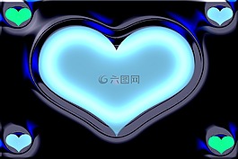 心,幀,背景