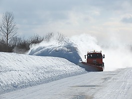 路,清洗,暴風雪