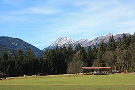 奥地利,景观,山