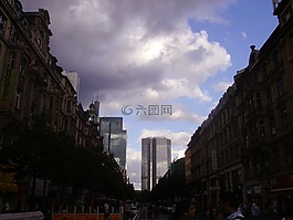 法蘭克福,德國(guó),摩天大樓