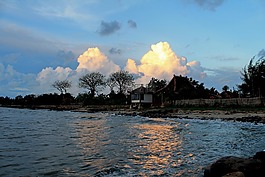 海灘,海,水