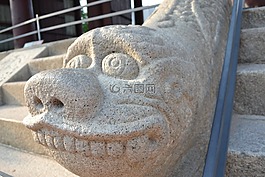 石头雕像,海泰,神圣的权利