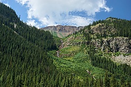 山,景觀,大瀑布