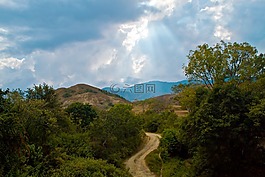 農村公路,哥倫比亞,景觀