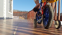 播放,孩子們,自行車
