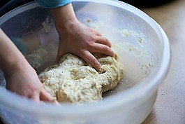 面團,揉,烤