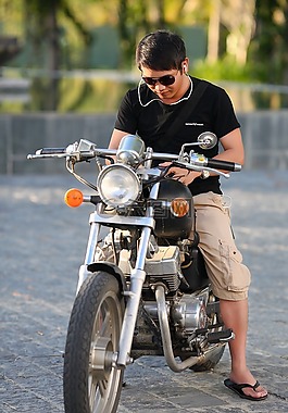 摩托車,車輛,自行車