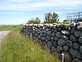 花园农场,石头,墙
