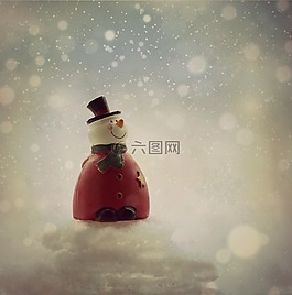 雪人,装饰,冬季
