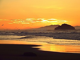 日落,黎明,日出