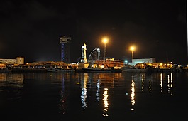 巴塞羅那,夜,西班牙