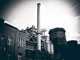 工業廠房,煙囪,行業
