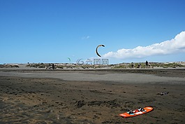 特内里费,kitesurfer,凯特