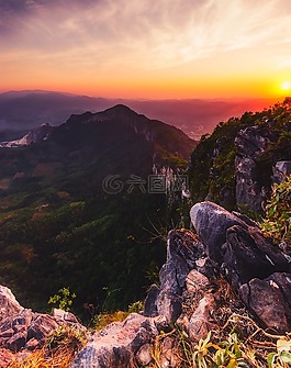 馬來西亞,日落,黃昏