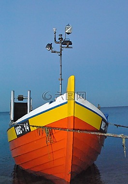 小船,海,船舶