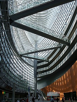 東京國際論壇,玻璃,建筑