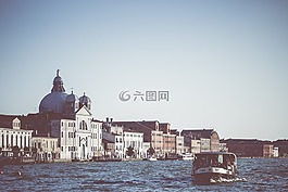 威尼斯,全景,城市