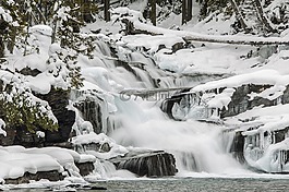 麥當勞溪,冬天,雪