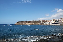 特内里费,香格里拉caleta,海岸