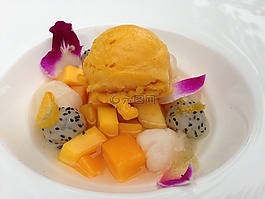 甜点,食品,冰