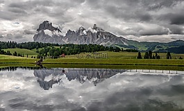 alm,意大利,斯休斯山