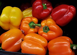 青椒,紅燈籠椒,橙色甜椒