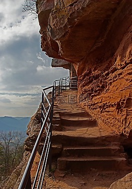 廢墟,城堡,砂巖