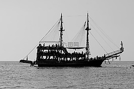 船舶,桅桿,旅程