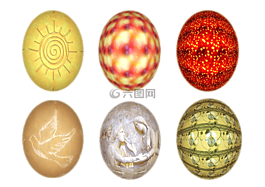 復活節(jié)彩蛋,豐富多彩,顏色