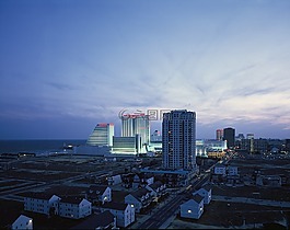 天際線,市容,燈