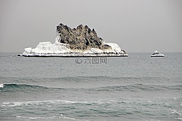 太平洋,海,巖
