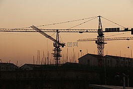 建筑,背景,塔吊