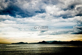 海灘,海洋,夏季