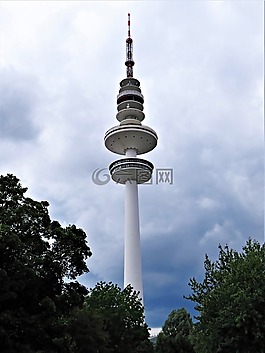 建設(shè),漢堡電視塔,架構(gòu)