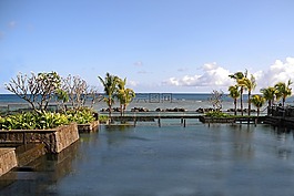 游泳池,海洋,毛里求斯