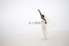 神秘,肖像,砂
