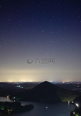 黑暗,夜,星星