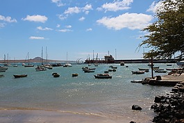 海灘,景觀,海
