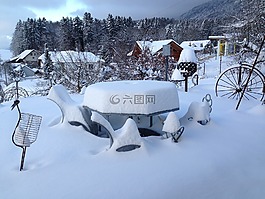 冬天,gartenart,雪