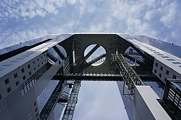 建設,天空塔,大阪