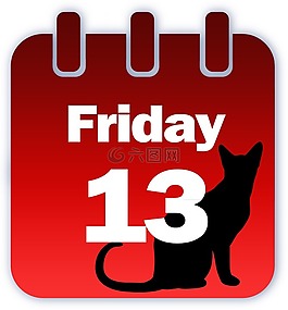 （星期五）,日历,猫